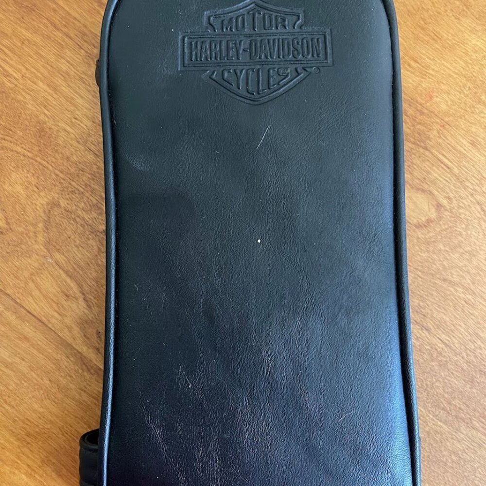 Leather Harley-Davidson OBSOLETE Tall Slip Over Sissy Bar Backrest Pad OEM 52563